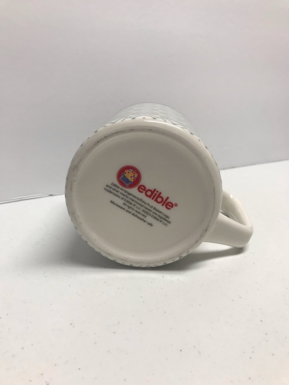 Geo-Pattern Ceramic Coffee Mug - Picture 3 of 4